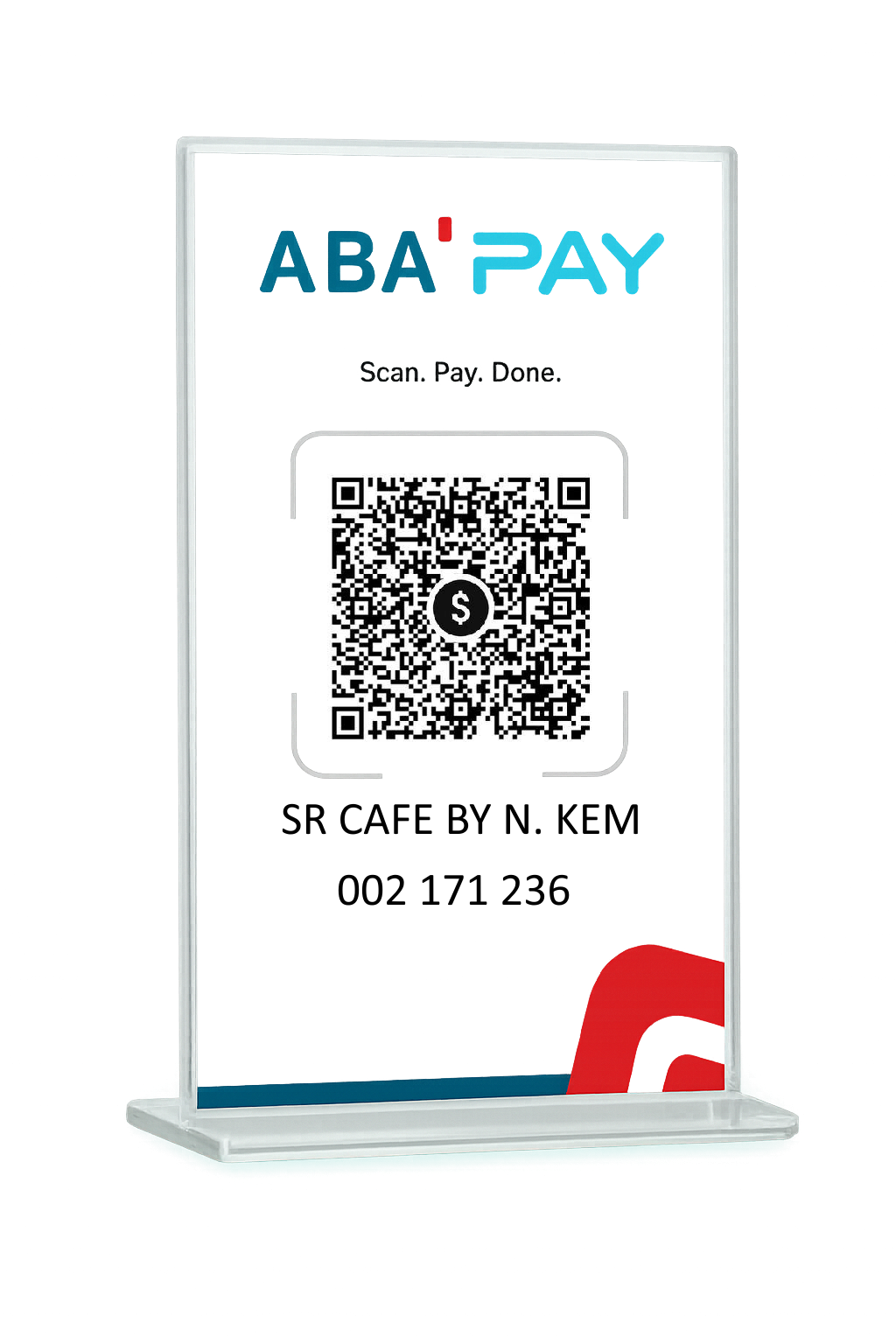 ABA QR Standee